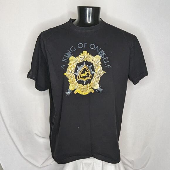 Akoo MFG Co. Men's Shirt Cotton Graphic Shirt black 3XL - Picture 1 of 5